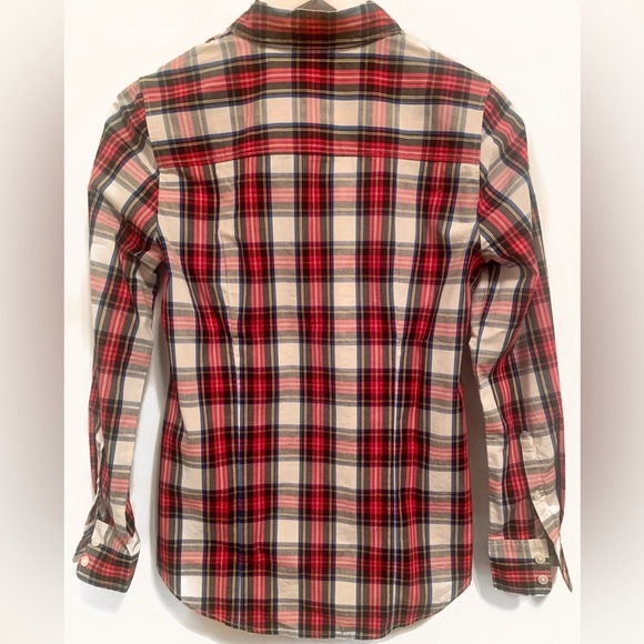 J.Crew Factory - Plaid cotton poplin shirt in signature fit- XS NWT - Picture 6 of 15